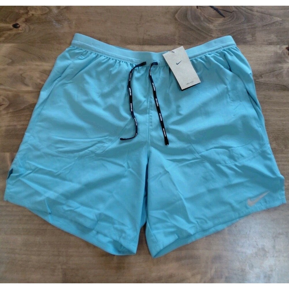 New Nike Dri-Fit Blue Mens Running Sport Shorts Size Large CJ5459-464